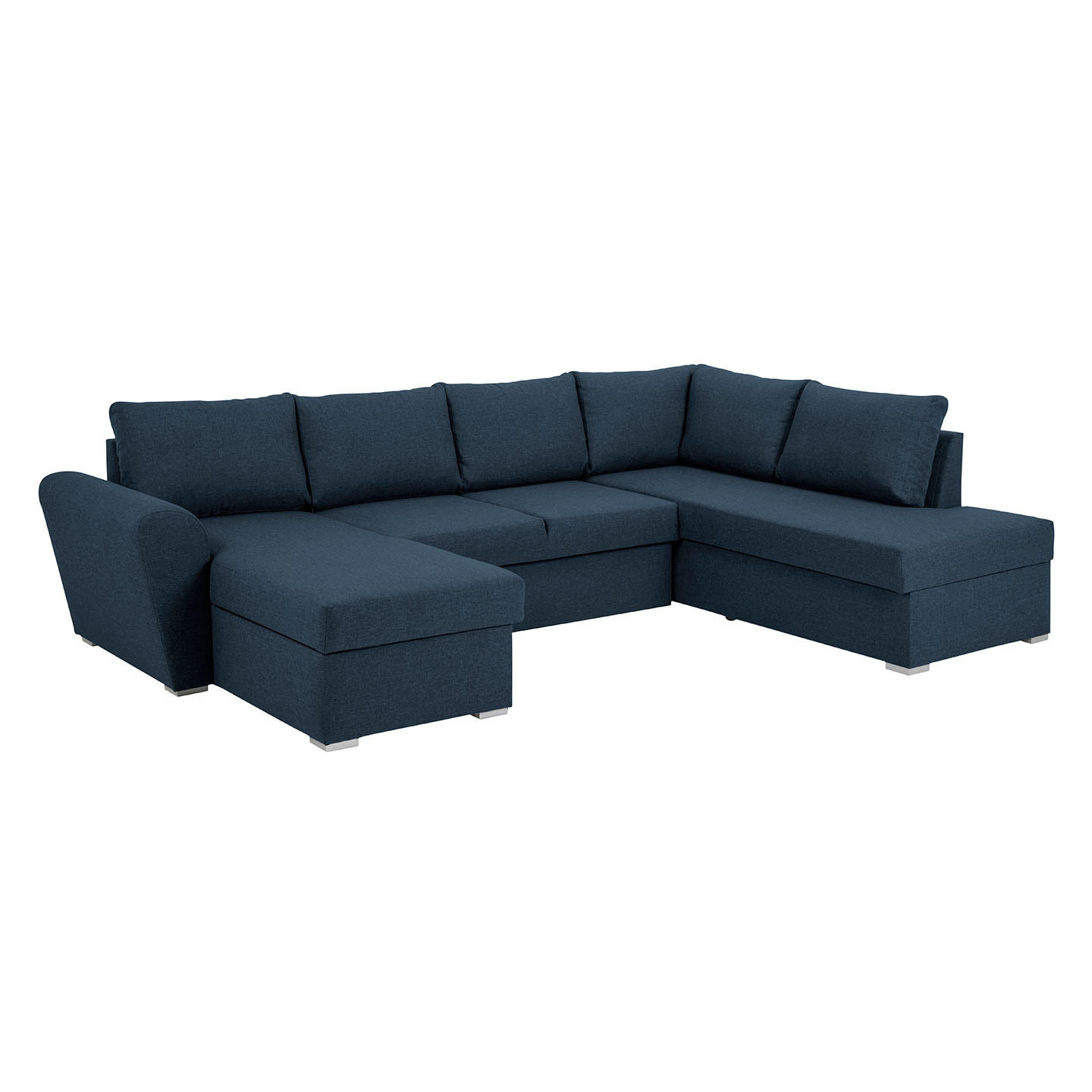 SCHLAFSOFA blau - Blau, Textil (296/85/202cm) - ebuy24