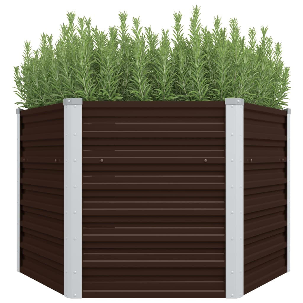 Deluke 6-Eckiges Braun 129x77x129 cm