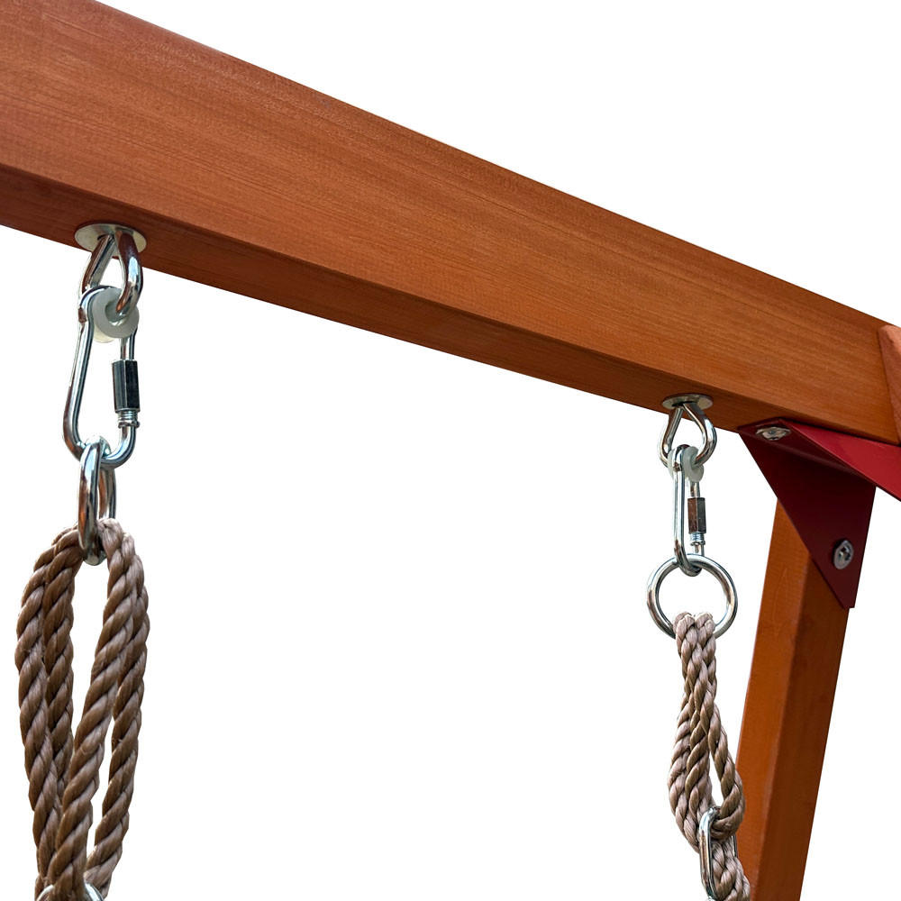 SPIELTURM ROMI - Größe: 199 x 116 cm - Naturfarben, Holz (199/116/216.5cm) - Home Deluxe