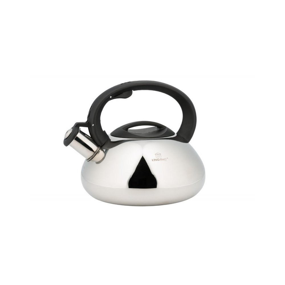 WASSERKESSEL Silber 26/24/21 cm 8073 - Silberfarben, Metall (26cm) - Kinghoff 