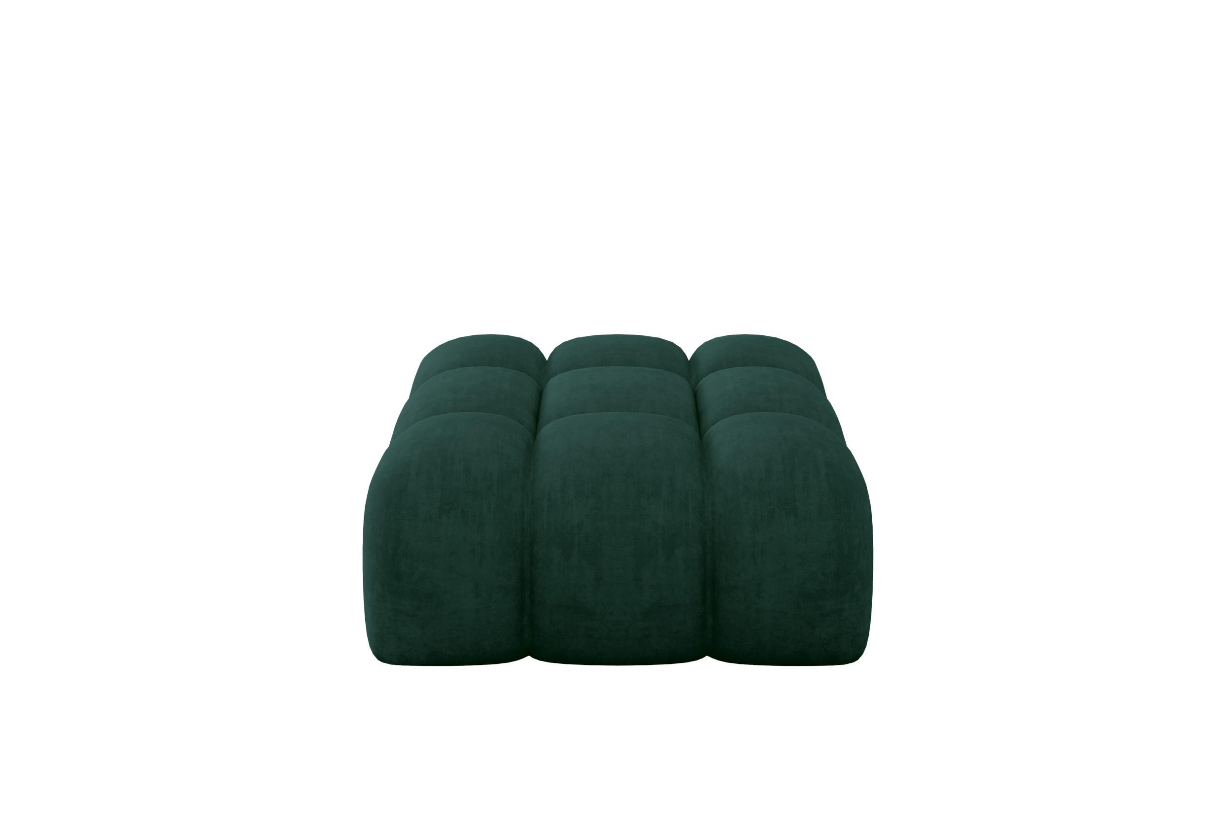 ALTDECOR TABURET OLEA-PUF 91x87x44 cm Zelená Velur