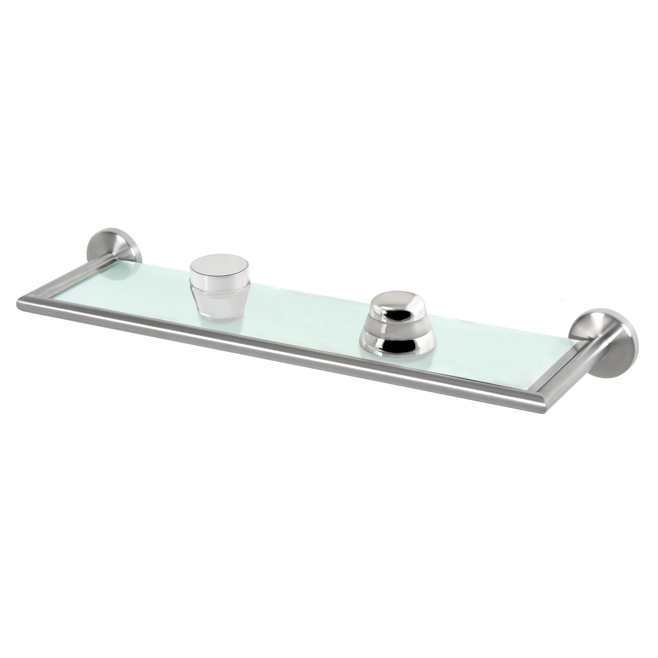 GLASABLAGE PIAZZA, Edelstahl, matt - Edelstahlfarben, Metall (54/6/14cm) - bremermann