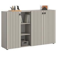 FLURKOMMODE Kaschmir 150 x 96 cm, Schuhschrank mit 9 Fächern - Kaschmir/Schwarz, Holzwerkstoff/Kunststoff (150/96/37cm) - Inn.Furn