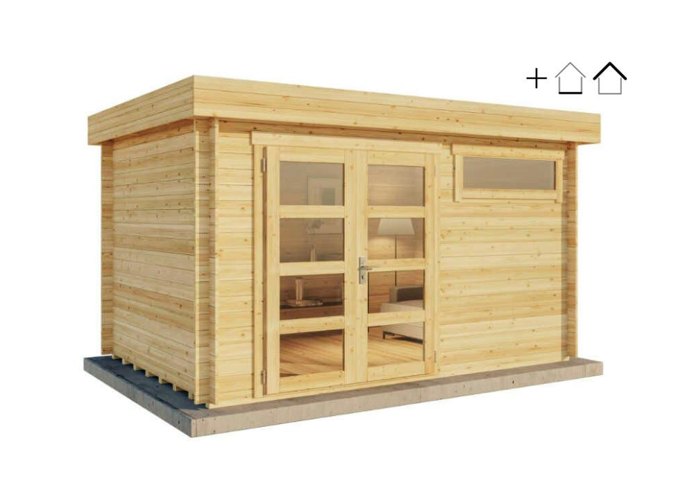 Alpholz Gartenhaus Pinien 394x217x268 cm