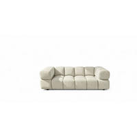 SOFA 3-sitzer Blanche In Puente - Creme, Holzwerkstoff/Textil (240/70/96cm) - Fun Möbel