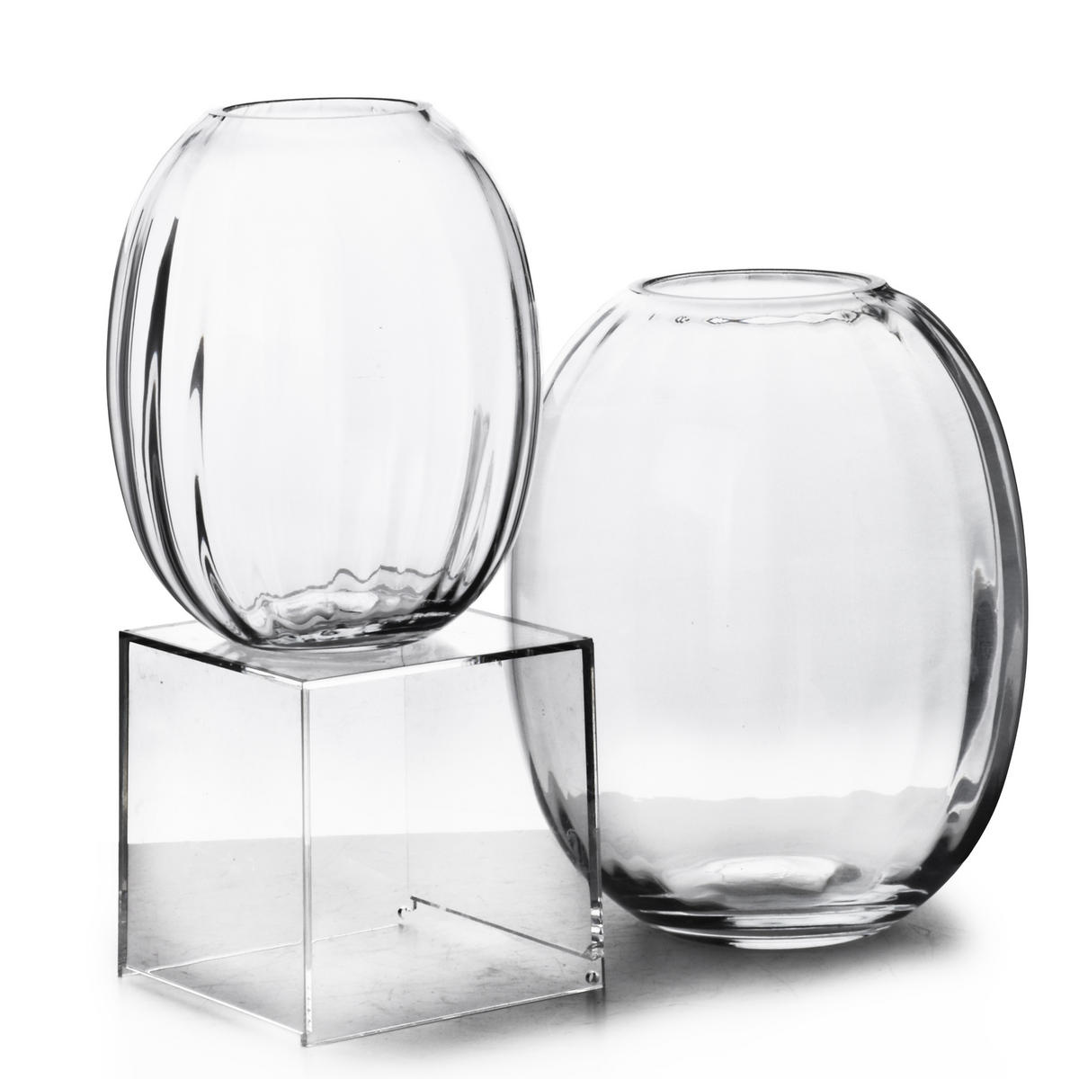 VASE Serenite Transparent 20xh25,5 cm Glas - Transparent, Glas (25.5cm) - Mondex