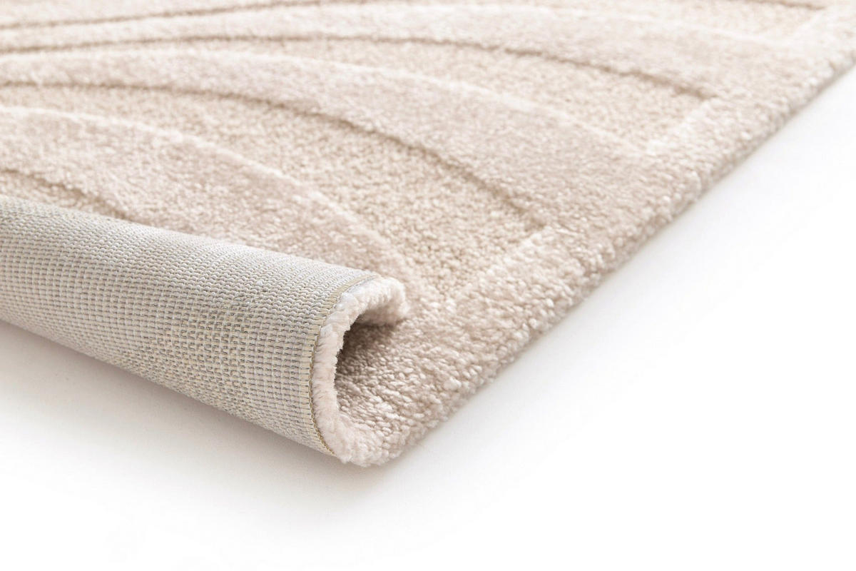 TEPPICH mit sehr weichem Reliefeffekt beige - Beige, Textil (200/290cm) - AFK Living