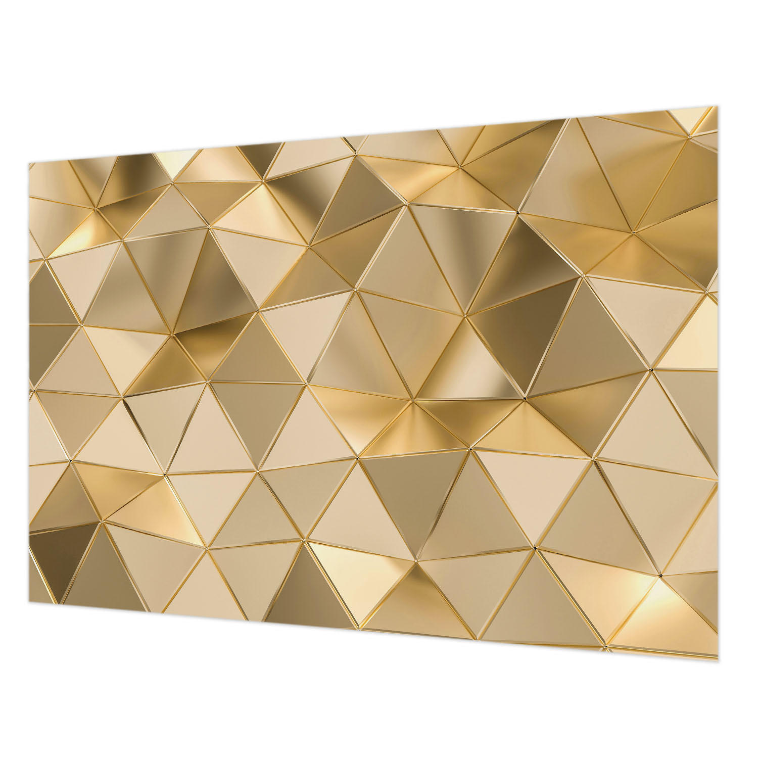 FOTOTAPETE 152x104 cm - Dreiecksmuster - Grau, Textil (152/104cm) - Wallfluent