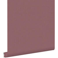 TAPETE Leinen-Optik 53 cm x 10.05 m - Rot, Papier (53/1000cm) - ESTAhome