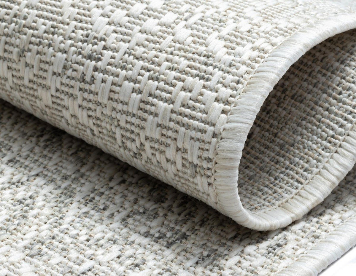 OUTDOORTEPPICH Cathrine Hellgrau,Silberfarben,Creme 200/300 cm - Hellgrau, Textil (200/300cm) - My-Rug