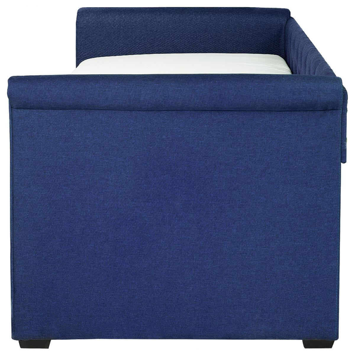 TAGESBETT 80/200cm Marineblau Libourne - Blau, Textil (80/200cm) - Beliani