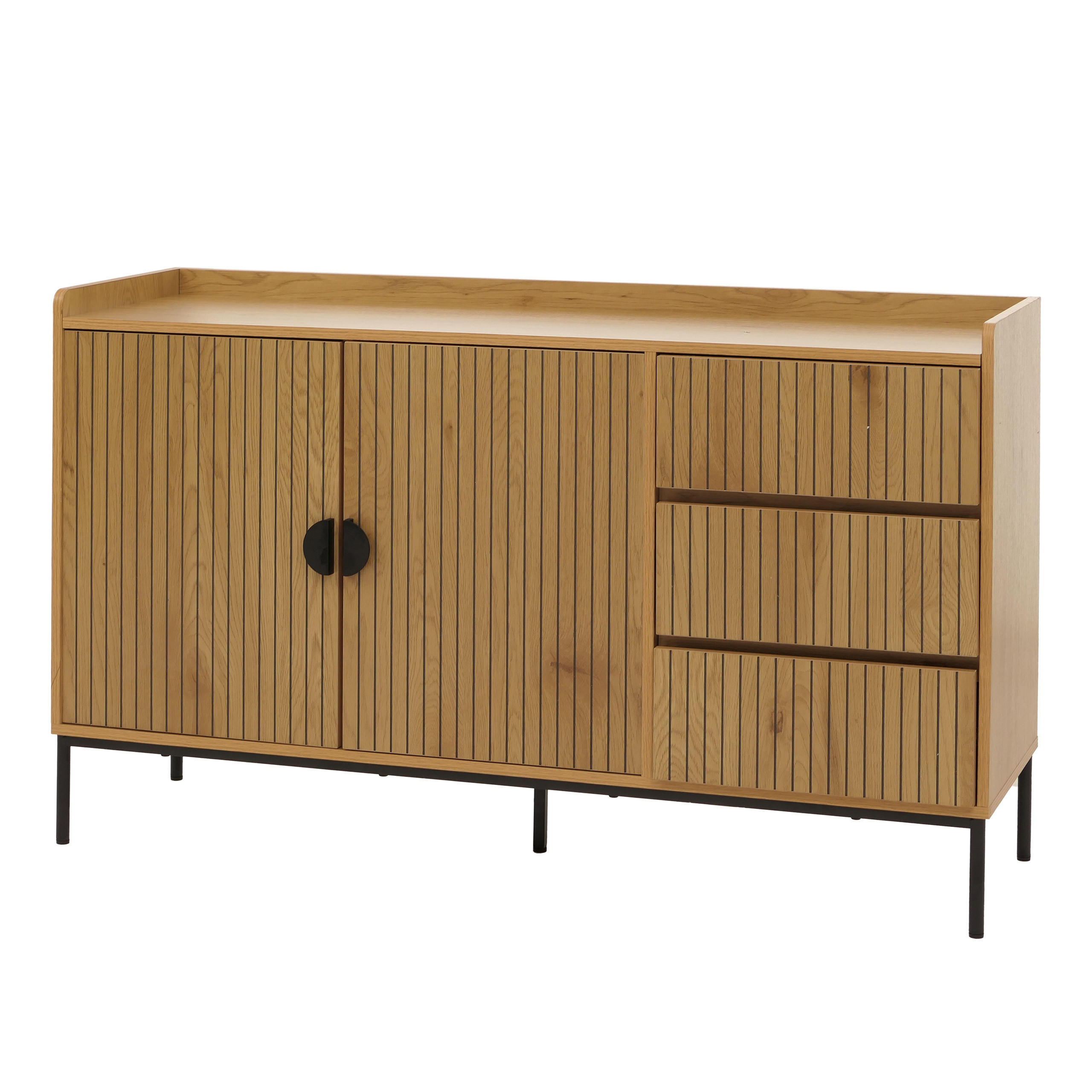 SIDEBOARD Braun - Braun, Holz (130/80/42cm) - MCW