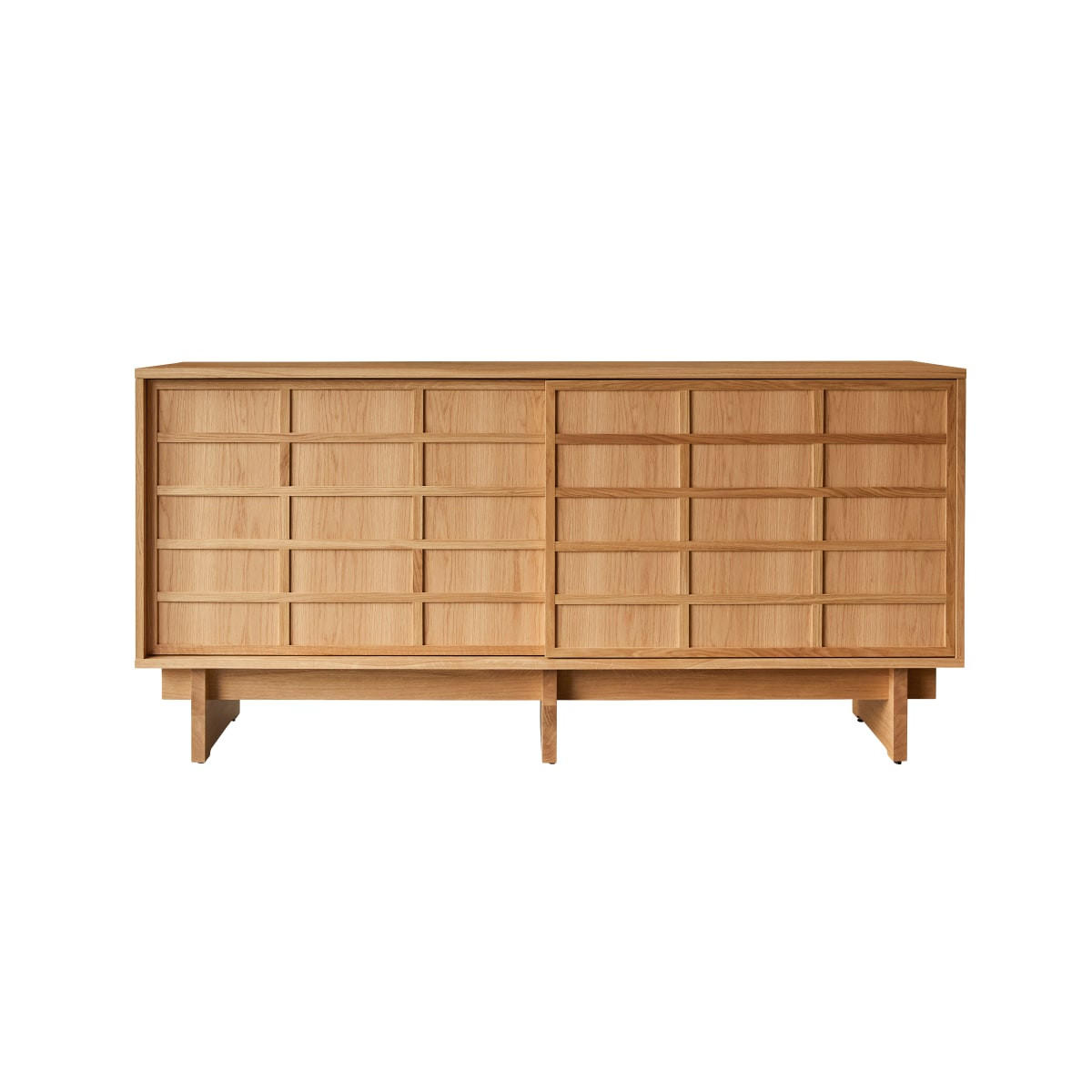 BADEZIMMERMÖBEL Miu Natur aus Eiche - Naturfarben, Holz (170/82/48cm) - Tikamoon