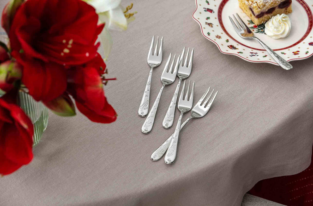 KUCHENGABEL Toy's Delight edelstahl 6er Set - Silberfarben, Metall - Villeroy & Boch