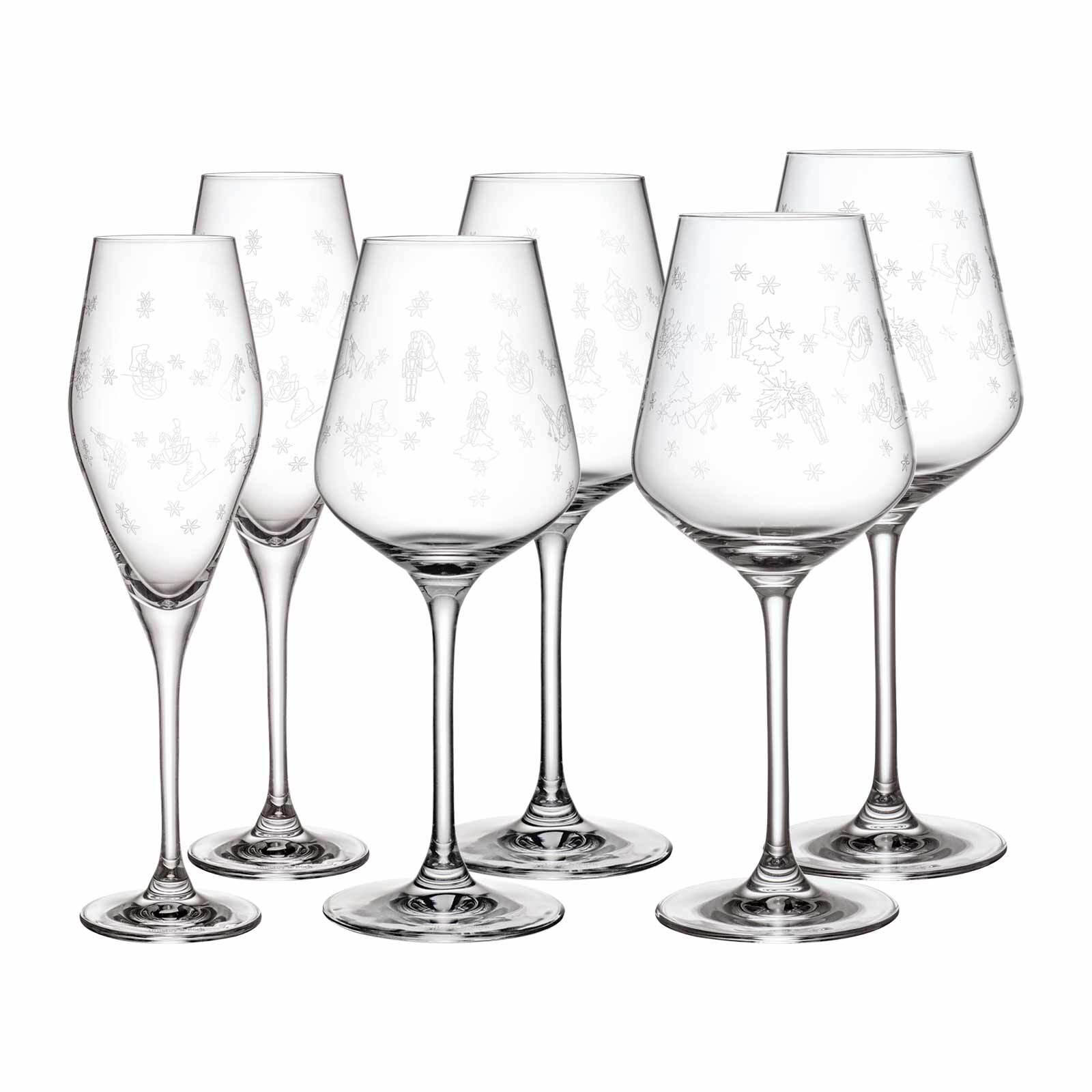 WEIN- UND SEKTGLÄSER-SET Toy's Delight transparent 6er Set - Transparent, Glas - Villeroy & Boch