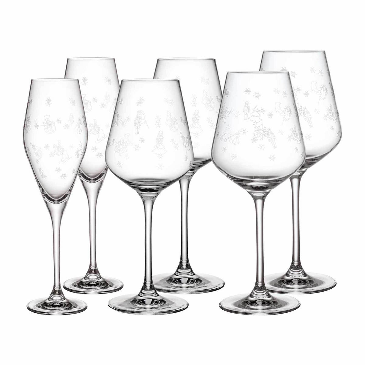 WEIN- UND SEKTGLÄSER-SET Toy's Delight transparent 6er Set - Transparent, Glas - Villeroy & Boch