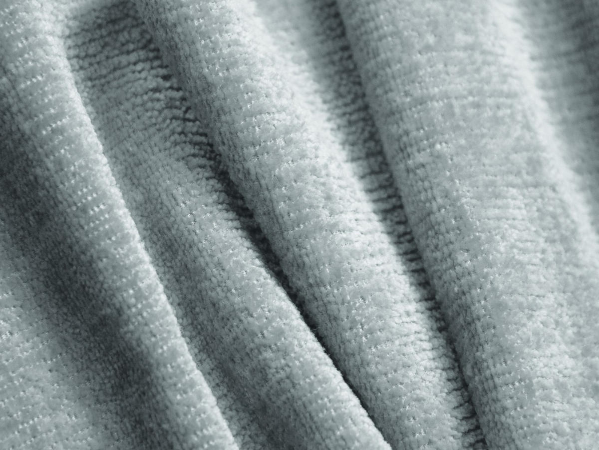 SOFA Jenny aus Chenille-Stoff hellblau 4 Sitzplätze - Hellblau, Textil (226/73/90cm) - Micadoni
