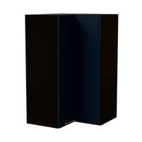 ECKHÄNGESCHRANK Salo W14/60 Schwarz / Indigo Matt 60 / 60 / 96cm - Schwarz/Dunkelblau, Holz/Holzwerkstoff (60/96/60cm) - Feldmann-Wohnen