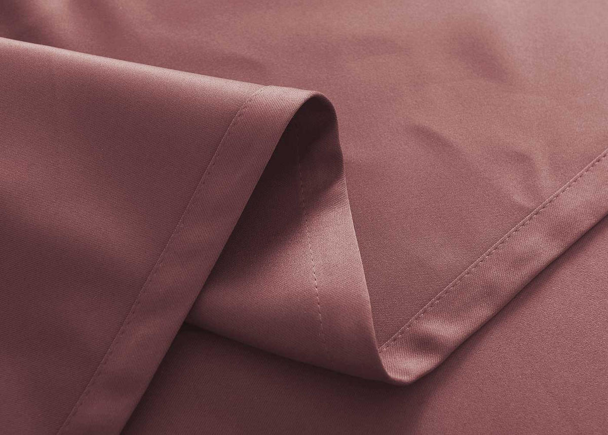 VORHANG 2ER SET NEWYORK HxB 225x140 cm Altrosa - Rosa, Textil (140/225cm) - Gardinenbox