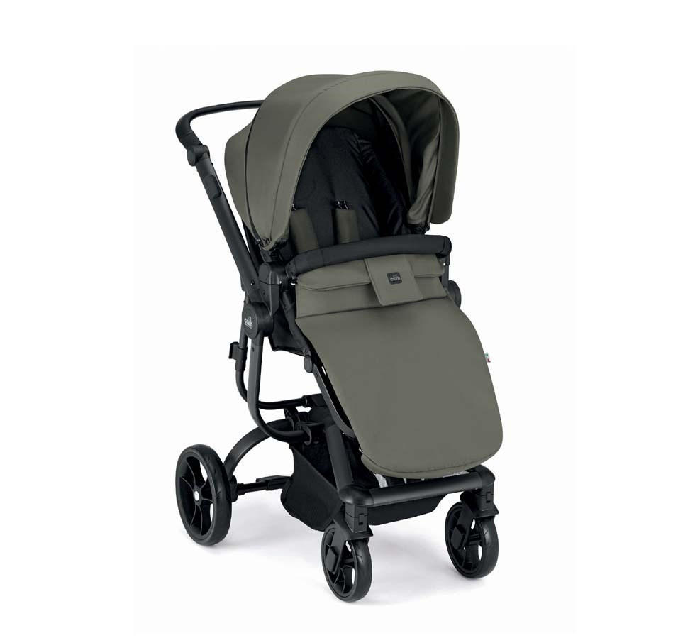 SPORT-KINDERWAGEN Taski inkl. Auto-Babyschale - Grün, Kunststoff (1090/530/675cm) - Cam il Mondo del Bambino S.p.A.