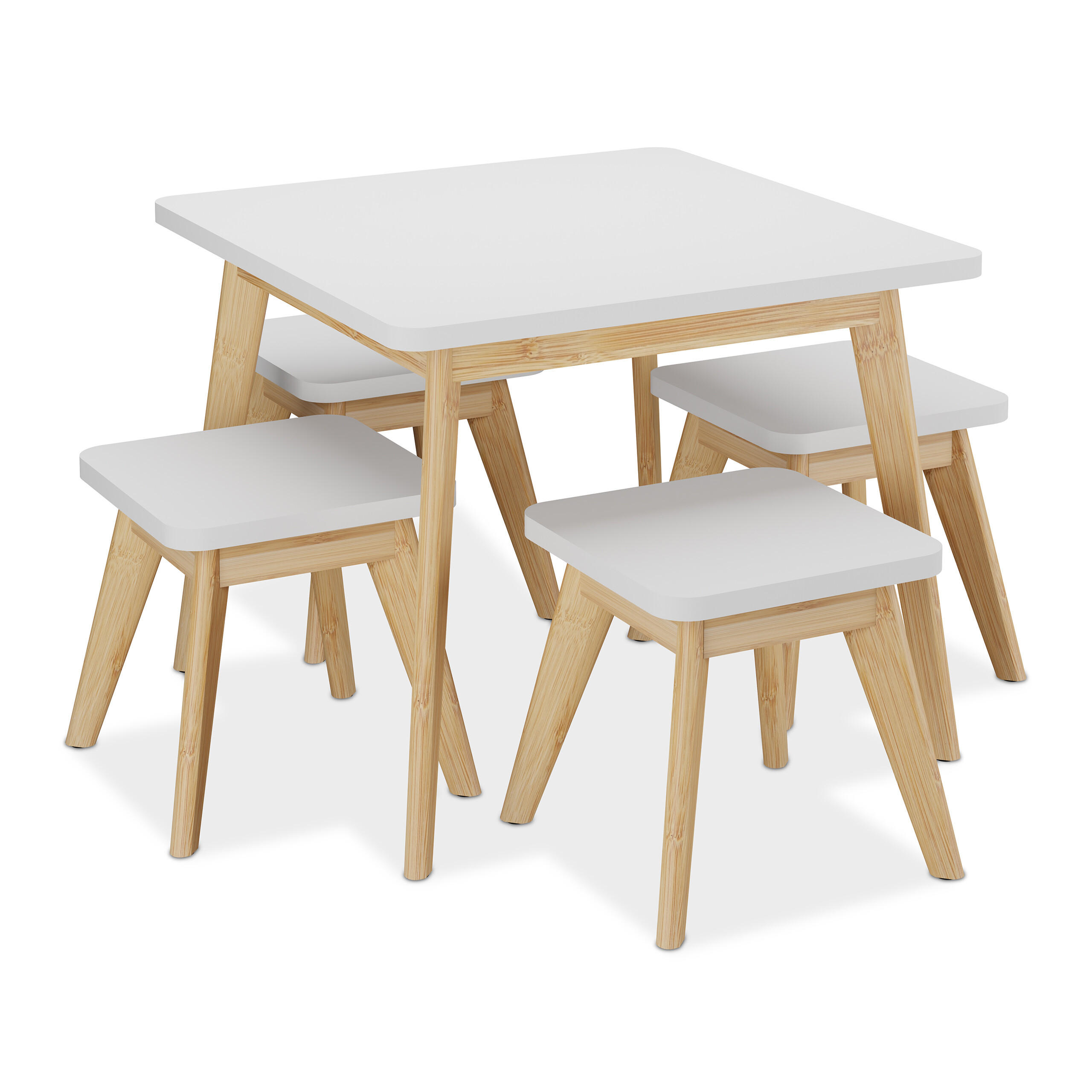 KINDERSITZGRUPPE - Multicolor, Holz/Holzwerkstoff (60/49/60cm) - Relaxdays