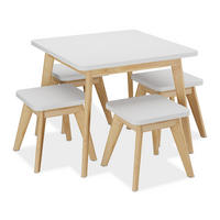 KINDERSITZGRUPPE - Multicolor, Holz/Holzwerkstoff (60/49/60cm) - Relaxdays