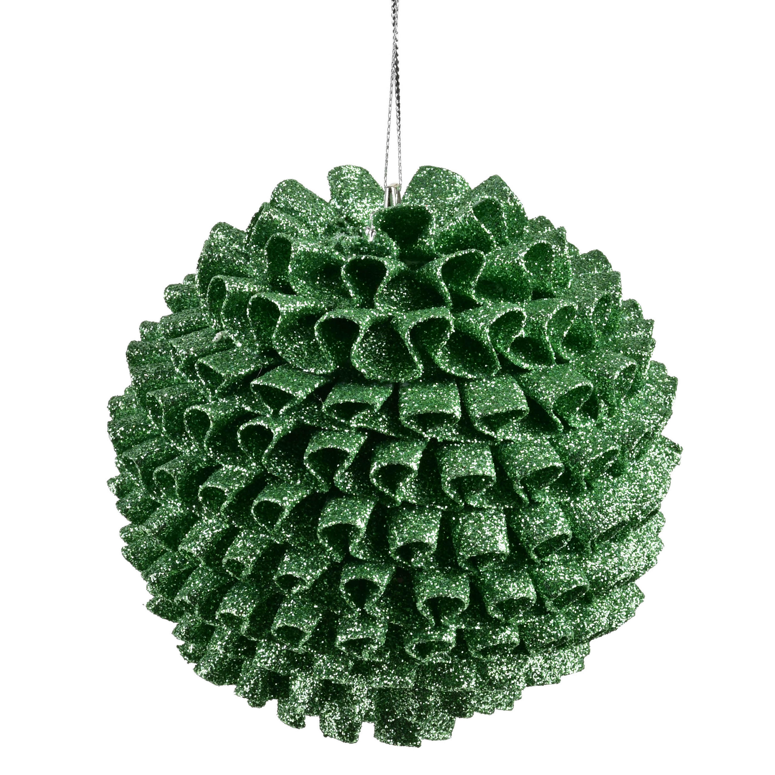 CHRISTBAUMKUGEL Santa Lila 10cm Styropor - Grün, Kunststoff (10/10/10cm) - Mondex