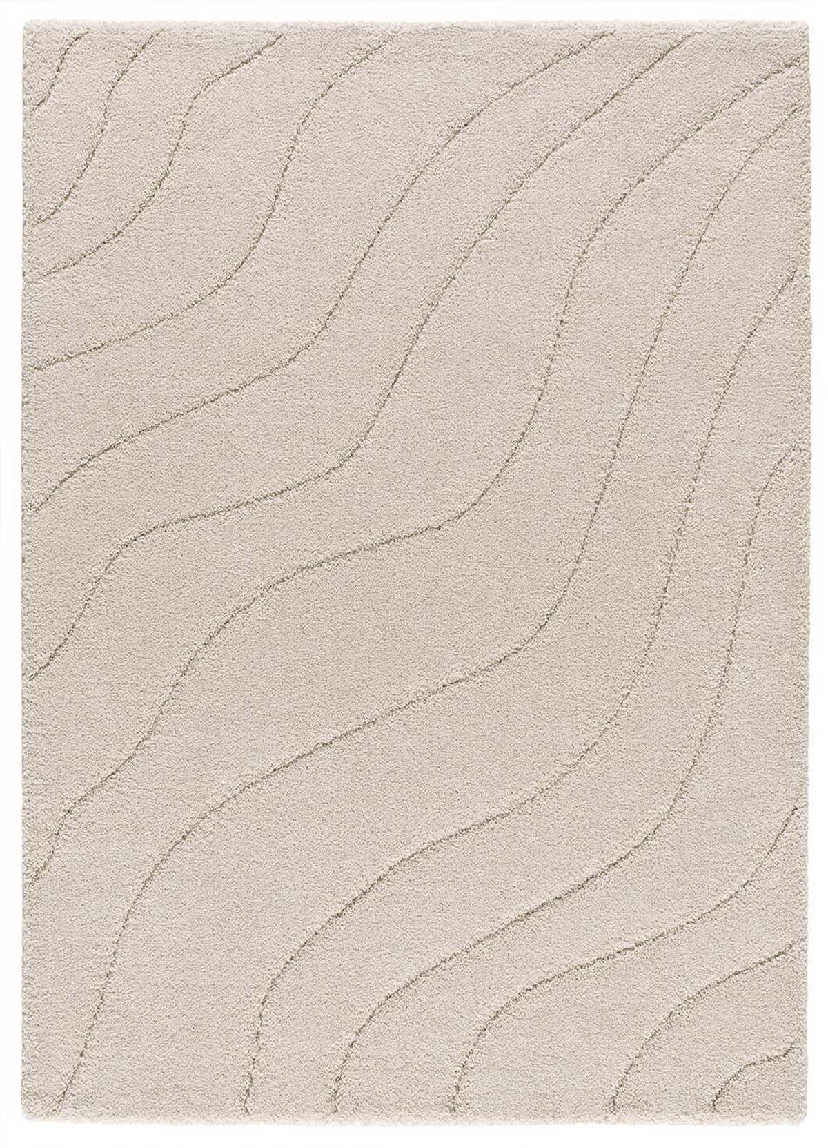 HOCHFLORTEPPICH Weiß Molier 80/150 cm - Weiß, Naturmaterialien/Textil (80/150cm) - Atticgo