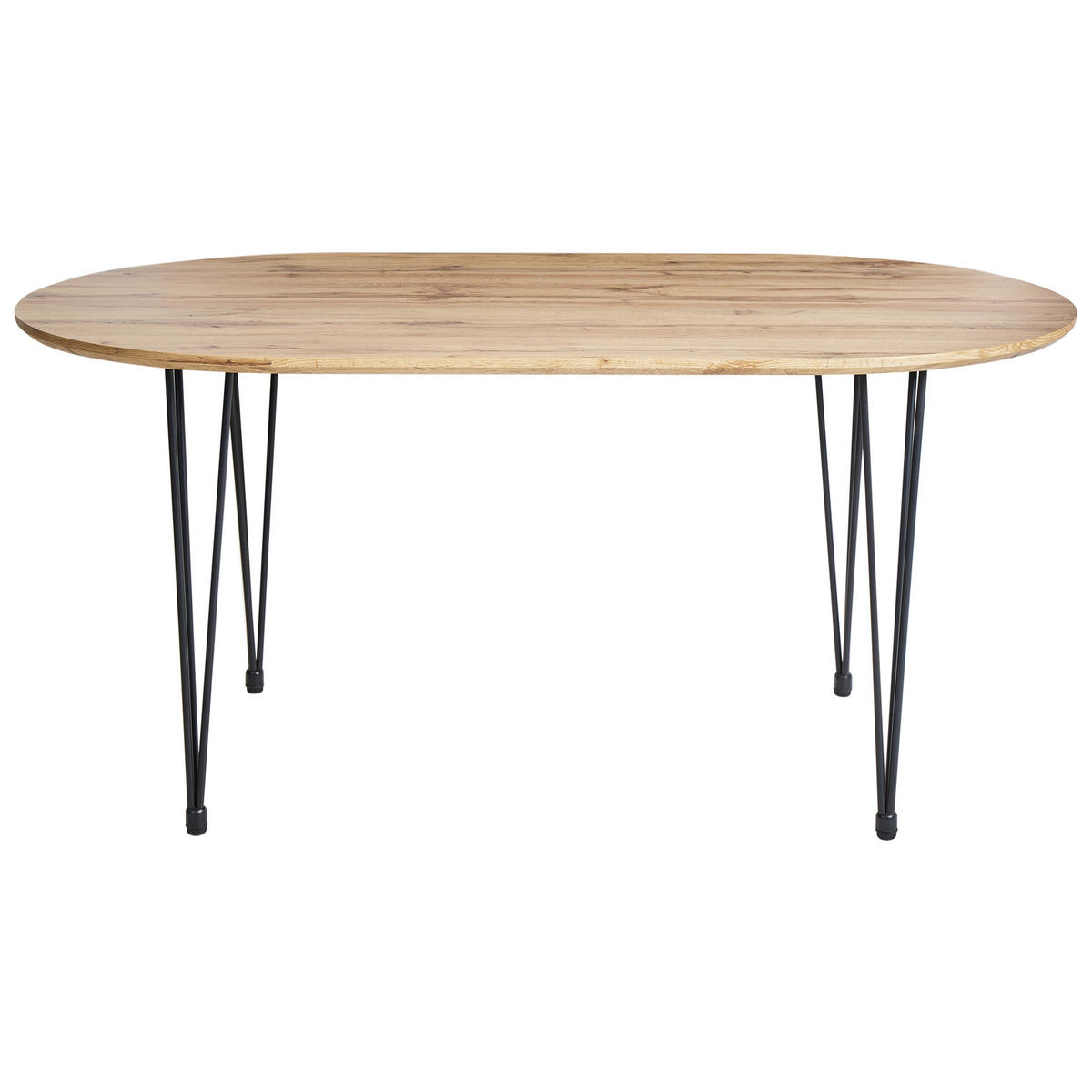 JÍDELNÍ STŮL Světle hnědý 160/90 cm Cavell - světle hnědá, kompozitní dřevo (160/90/75cm) - Beliani