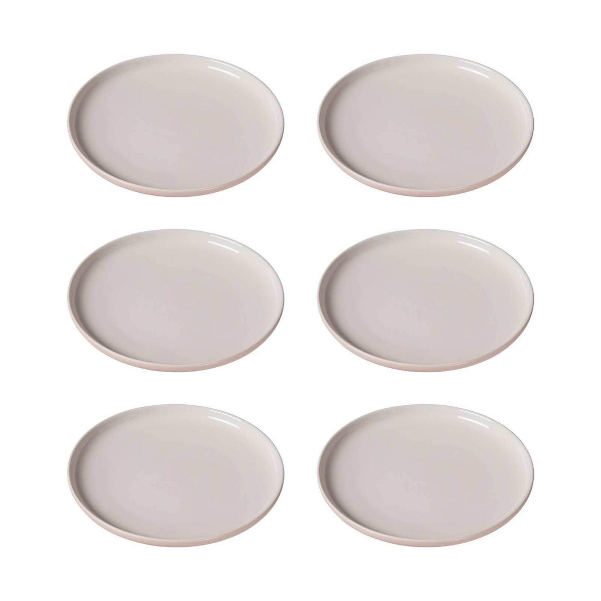 DESSERTTELLER Jasper Rosa ø 19.0 cm 6er Set - Rosa, Keramik (19cm) - Ritzenhoff Breker