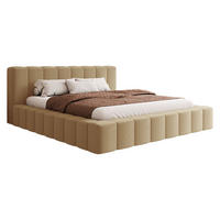 POLSTERBETT Makira - Beige, Holz/Holzwerkstoff (200/200cm) - MIRJAN24