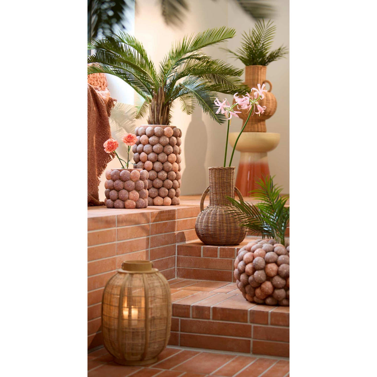 BEISTELLTISCH Rovini Weiß 35/35/40.5 cm - Weiß, Metall (35/35/40.5cm) - Light & Living