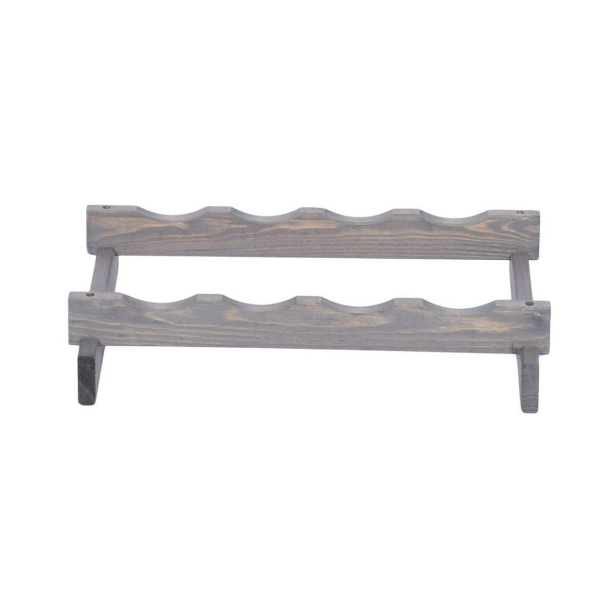 WEINREGAL VINOTECA FLEX PRO HxBxT 9x46x28cm 4 Flaschen auf 1 Ebene Grau - Grau, Holz (46/9/28cm) - PROREGAL