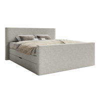 BOXSPRINGBETT VELIPOJA EASY CLEAN 140x200 cm, Hellgrau - Hellgrau, Textil (140/200cm) - Fedve