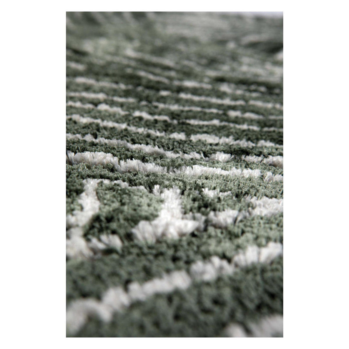 RECYCELTER TEPPICH Paulin thymian 200 x 290 x 2 cm - Grün, Textil (200/290cm) - Vivaraise