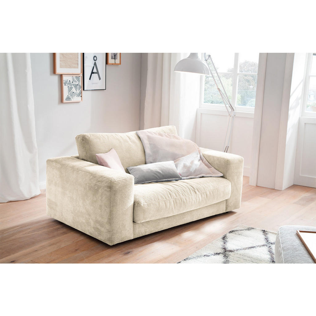 Thumbnail - Kawola Loveseat, Creme, Textil, Füllung: Komfortschaum, 170x86x127 cm, Wohnzimmer, Sessel, Polstersessel
