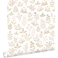 TAPETE Feldblumen 50 x 900 cm - Beige, Papier (50/900cm) - ESTAhome