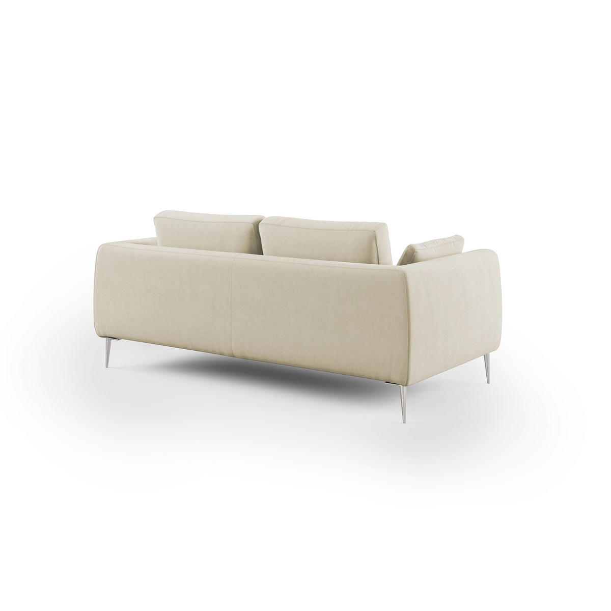 LINEARSOFA Plano - Creme, Textil (176/86/102cm) - Divani.store