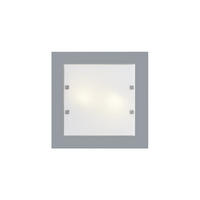 DECKENLEUCHTE - Grau, Metall (41/41/6cm) - Lumicom