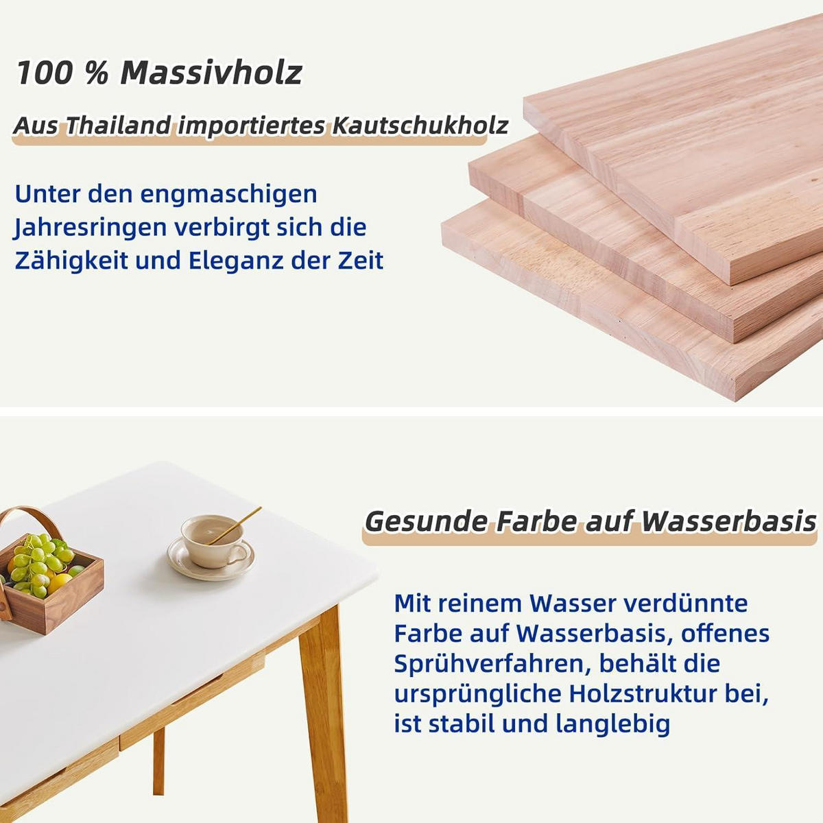 COMPUTERTISCH Holz Weiß mit Schublade und Hängestange 100 x 50 x 75 cm - Weiß, Holz (100/50/75cm)