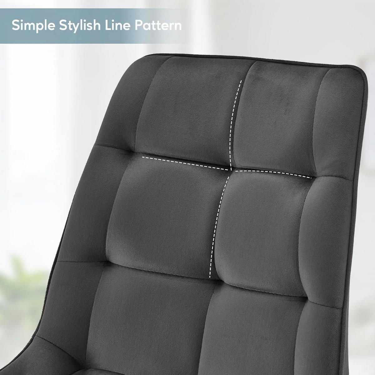 ESSZIMMERSTUHL 2er Set mit Rückenlehne, Samt anthrazit - Anthrazit, Textil (44/86/44cm)