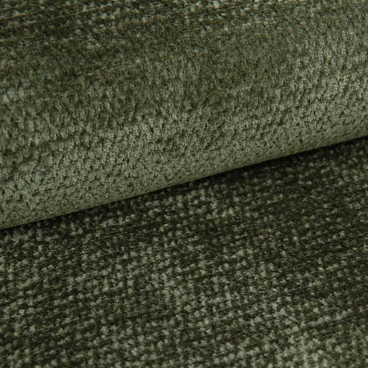 WOHNLANDSCHAFT ASPRA LM Grün Chenille mit Schlaffunktion - Grün, Holz (295/85/140cm) - MASSENO