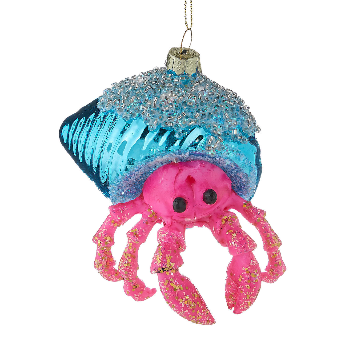 BAUMANHÄNGER Hang On Krabbe - Pink, Glas (9/8/6cm) - Butlers