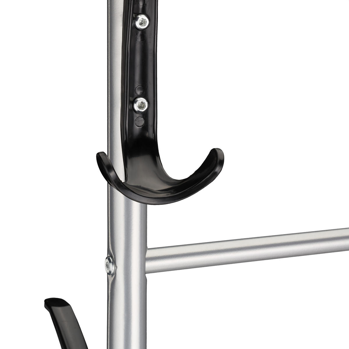 GARDEROBE - Silberfarben, Kunststoff/Metall (80/165/44cm) - Relaxdays