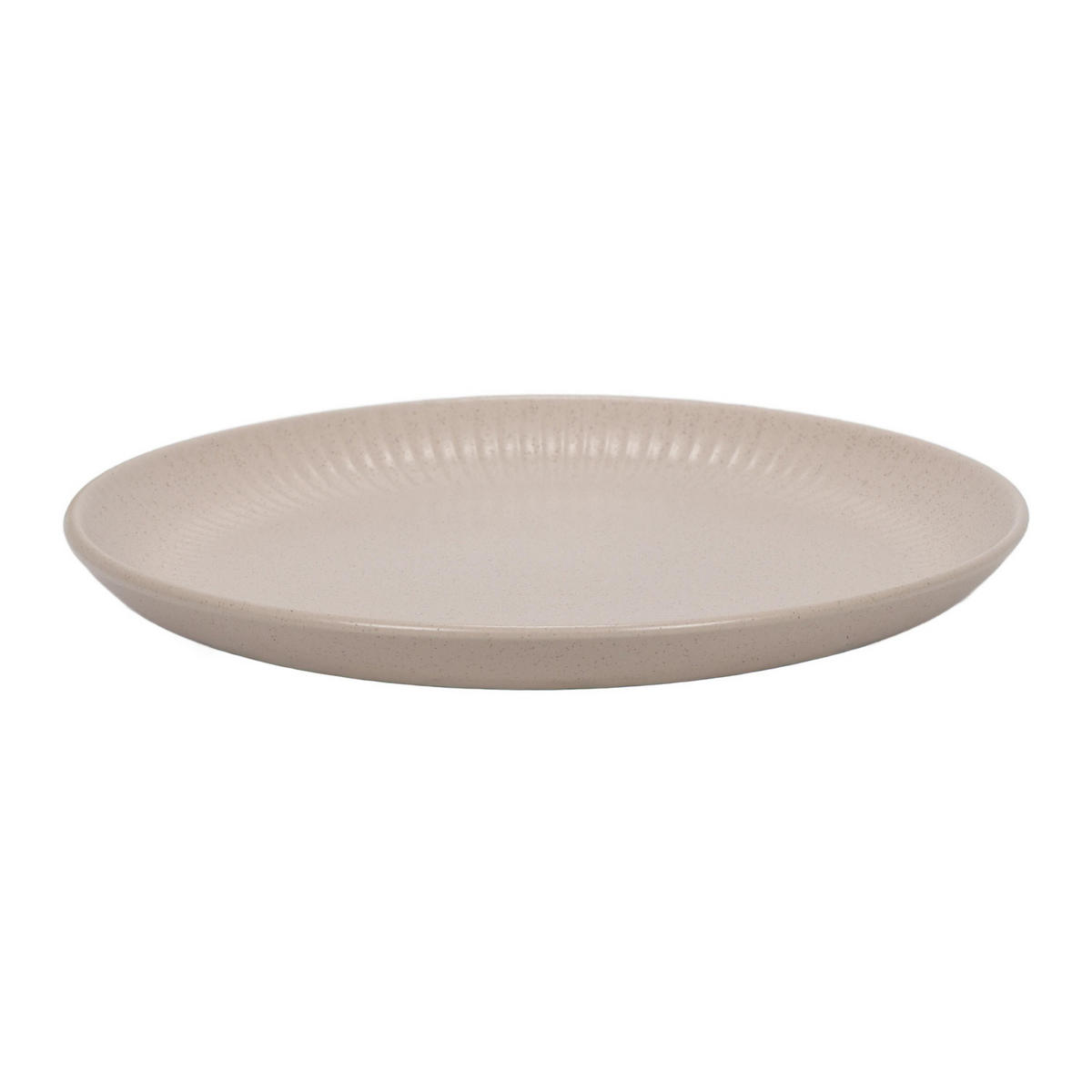 TELLER aus Steinzeug Rosa 22/22/2,1 cm - Rosa, Keramik (22cm) - Siaki