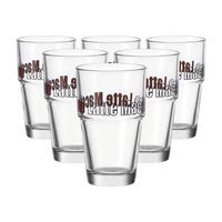 BECHER Solo transparent 410 ml 6er Set - Transparent, Glas (0.41L) - Leonardo Living