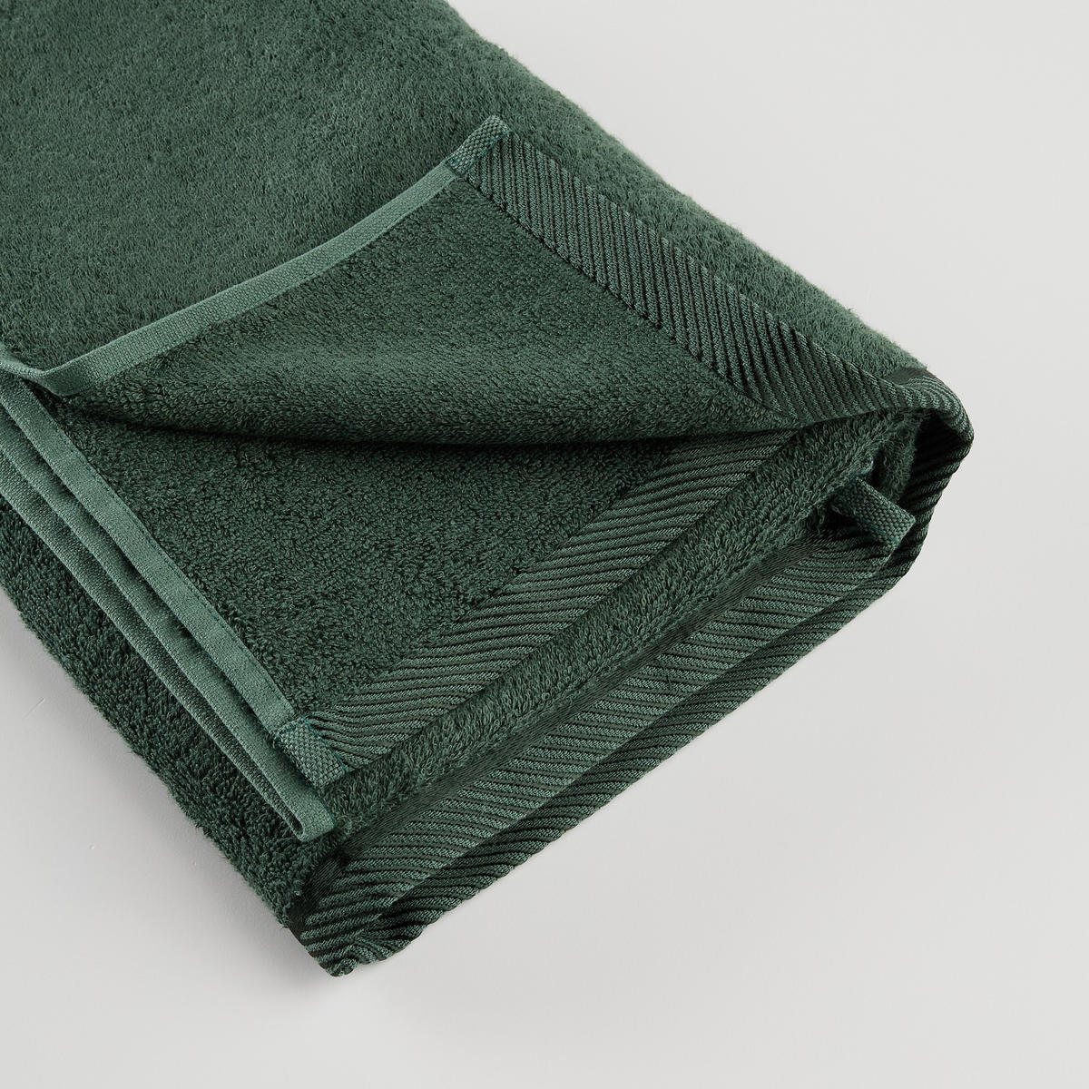 BADETUCH Bambo - Dunkelgrün, Textil (70/130cm) - home&you