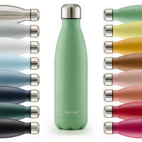 THERMOSFLASCHE Charles 500 ml, Grün - Grün, Metall (0.5L) - Blumtal