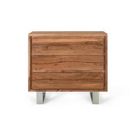 KOMMODE aus Akazienholz und Metall - Braun, Holz (91/81/40cm) - Giner y Colomer