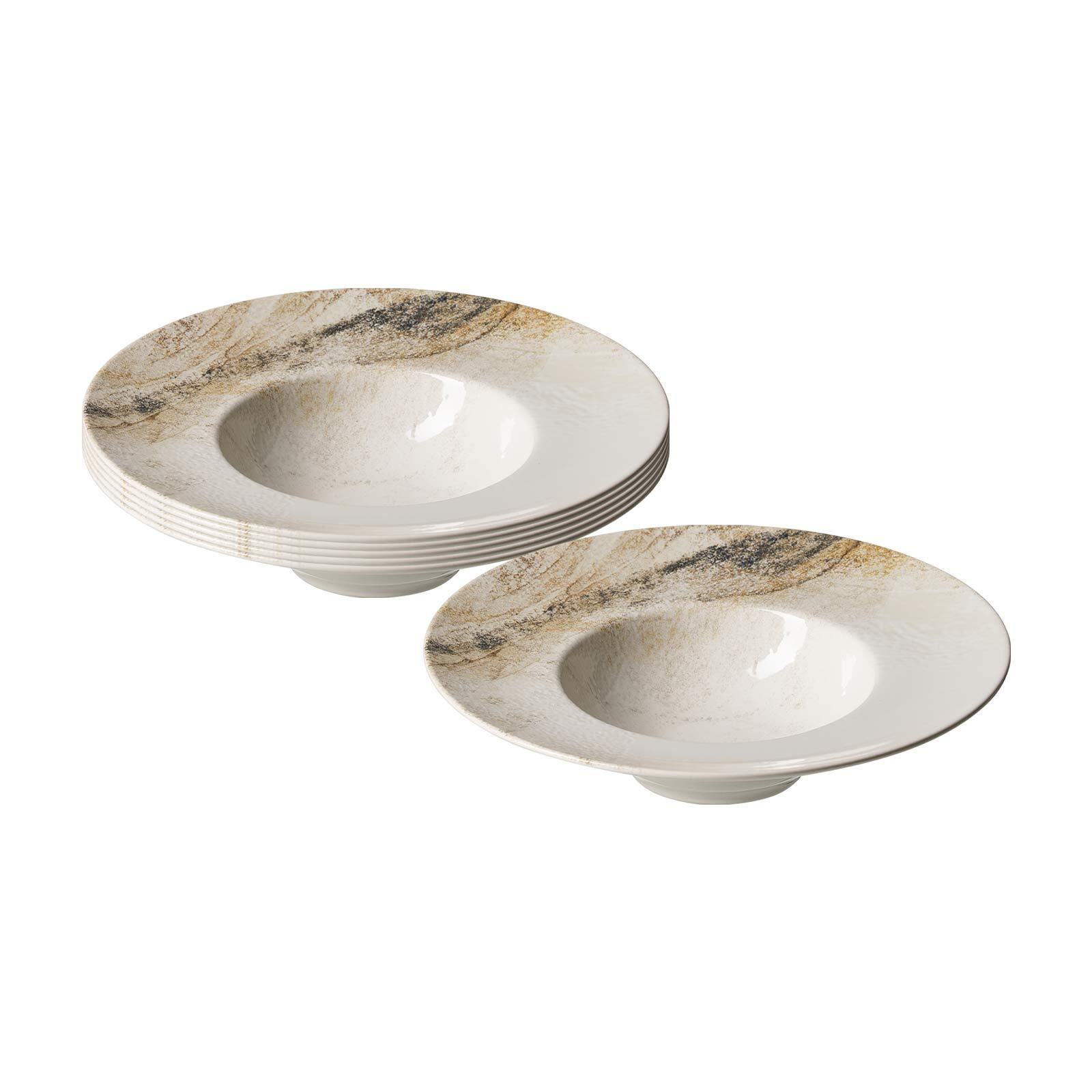 GOURMETTELLER Arezzo braun ø 28 cm 6er Set - Braun, Keramik (28cm) - Ritzenhoff Breker
